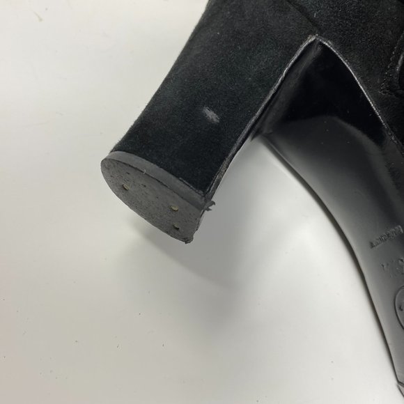 chanel suede knee high boots - Picture 8 of 10